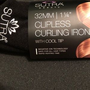 NEW! SUTRA Beauty 1-1/4” Clipless Curling Iron